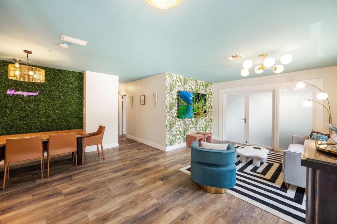 Palms Retreat! Giant Heated Pool-Hottub-Firepit-5Min2Beach-Pets-Ev Chgr Fort Lauderdale Eksteriør bilde