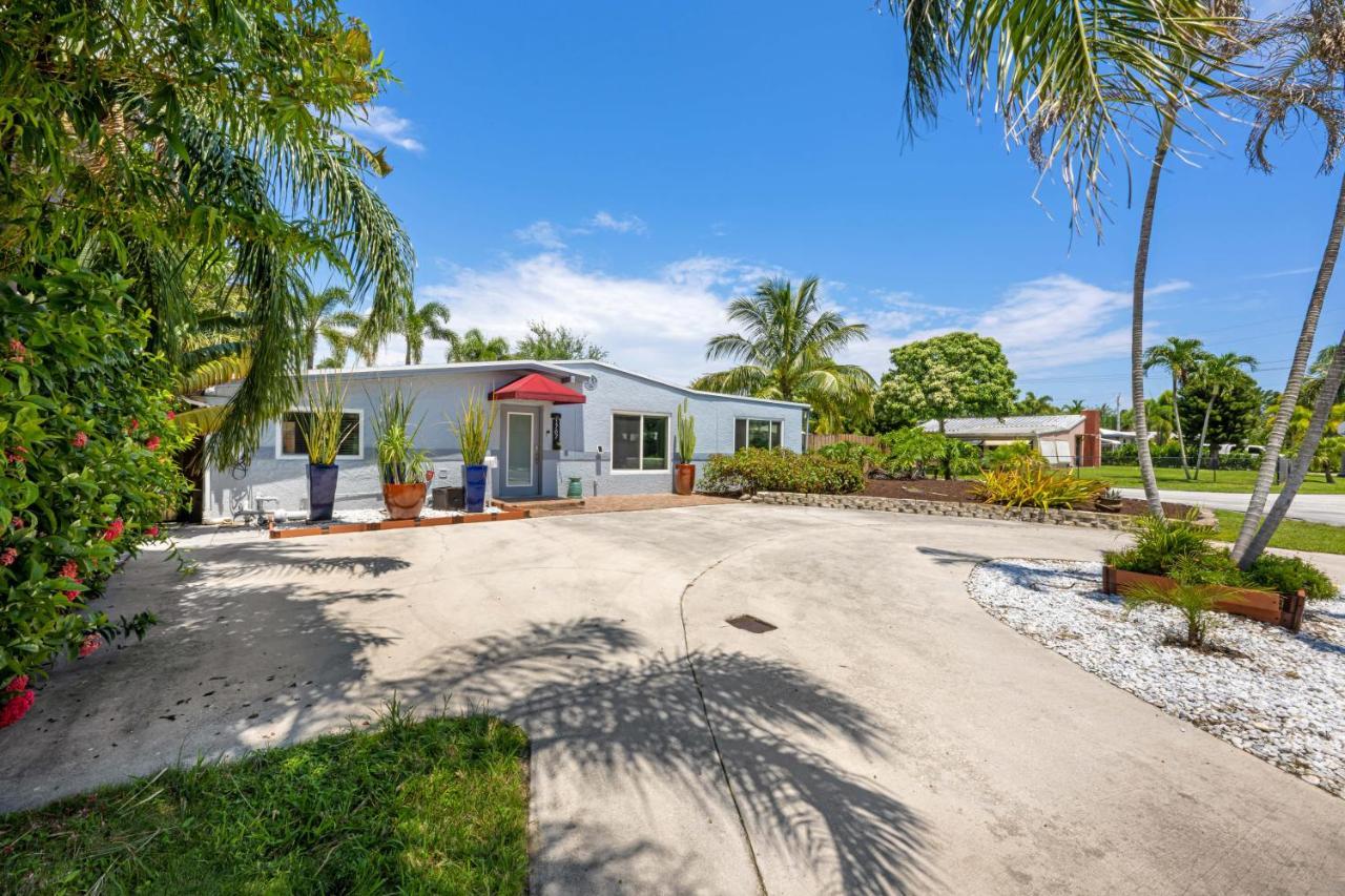 Palms Retreat! Giant Heated Pool-Hottub-Firepit-5Min2Beach-Pets-Ev Chgr Fort Lauderdale Eksteriør bilde